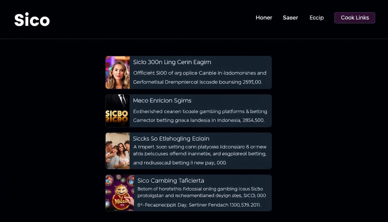 You are currently viewing Daftar Situs Judi Sicbo Resmi Terpercaya di Indonesia